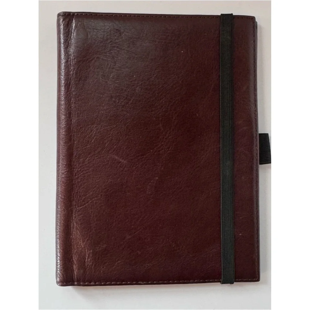 Wilsons Folio Leather Dark Brown Case 6.25